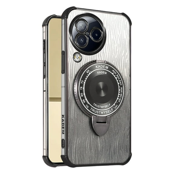 Kickstand Case for Xiaomi Civi 3 5G Cover Soft TPU Silicone Phone Case with Luxury Magnetic Mirror Stand Shell for Women Men Anti-Fall Protective Cover Compatible with Xiaomi Civi 3 5G Case