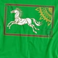 thumbnail image 2 of Lord of The Rings Rohan Banner Women's T Shirt, Kelly Green, 2X-Large, 2 of 6