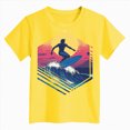 thumbnail image 4 of TOWED22 Boys Short Sleeve Graphic Tees 5-14 Years Crew Neck T-Shirts Prints Casual Summer Tops(Yellow,3-4 Y), 4 of 4