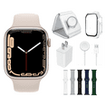 thumbnail image 3 of Restored Apple Watch Series 7 Bundle – 41mm Gps Starlight (2021) – Magnetic Charger & Sport Band Included (Refurbished), 3 of 5