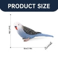 thumbnail image 3 of pdqouc Cute Parrot Mini Animal Model Miniature Ornament Garden Decor Ornament Accessory Outdoor Statues for Patio Yard Decoration Porch Lawn Ornaments, 3 of 9