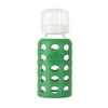 1PK Lifefactory 110059 Baby Glass Water Bottle, Grass Green, 9 Oz