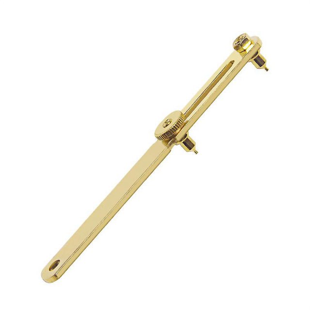 Tossper Reparación de Relojes Caja de Reloj Grande Soporte de Movimiento para Reloj Impermeable Cambie la batería usted mismo (2 Piezas, Dorado)