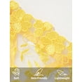 thumbnail image 7 of Ausing Womens Lingerie Set Lace Matching Bra Panty Underwire Push Up Adjustable Underwear Yellow M, 7 of 7