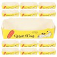 thumbnail image 2 of MasteelfCA 50pcs Paper Hot Trays Rectangular Hot Tray Heavy Duty Paper Tray Tray for Sandwiches, 2 of 8