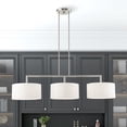 thumbnail image 2 of Livex Lighting - Meridian - 3 Light Linear Chandelier in Modern Style - 14, 2 of 14