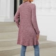 thumbnail image 3 of Sales Today Clearance Women's Cardigan Long Cardigans For Women Lightweight Fall Sweaters V Neck Knit Sweater Open Front Button Up Cardigan Khaki Small, 3 of 3