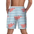 thumbnail image 4 of Fotbe Party Shark Cute Men’s Swim Trunks Quick Dry Swim Shorts Board Shorts with Mesh Lining-Small, 4 of 9