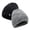 Grey Black, variant on Reversible Winter Hat, Sherpa-Lined Tuque for Men and Women, Black Orange