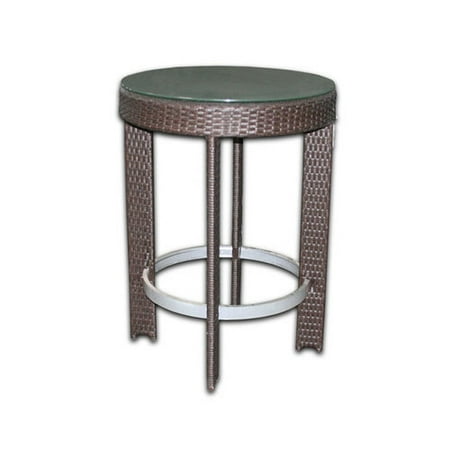 Patio Heaven Signature Round Bar Table Set