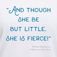 thumbnail image 3 of CafePress - Little But Fierce! Women's V Neck T Shirt - Womens Cotton V-Neck T-shirt, 3 of 4