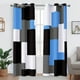 thumbnail image 2 of Cortinas opacas Tyrot, color azul claro, 100% opacas, 214 x 213 cm, 2 of 7