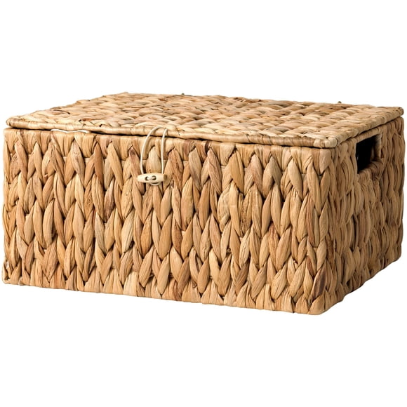 StorageWorks Grands Paniers en Jacinthe d'Eau pour Bio