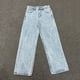 thumbnail image 4 of Cowsor Girls Baggy Jeans Distressed Denim Pants Elastic Waist Wide Leg Jeans for Girls Kids Loose, 4 of 7