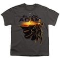 thumbnail image 2 of Black Adam Black Adam Logo With Character Kids T Shirt (Medium) for Youth Toddler Boys and Girls, Charcoal, 2 of 5