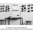 thumbnail image 3 of Glass Holder Hanging Glasses Holder For Wine Glass, Beer GlassBlack1Pcs, 3 of 3