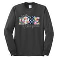 thumbnail image 3 of For the Love of the Game Sports Mens Long Sleeve Shirt, Charcoal, Small, 3 of 5
