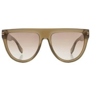 Marc Jacobs Brown SS Gold Browline Ladies Sunglasses MJ 1069/S 04C3/JL 55