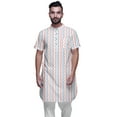 thumbnail image 1 of Atasi Indian Long Kurta For Mens Summer Wear Cotton Cambric Wedding Kurta Shirt, 1 of 1