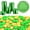 Green, variant on 100 PCS St Patricks Day Decorations, 1.4 in Shamrock St Patricks Day Coins, Gold Green Lucky Coins Fake Coins Plastic Coins St Patricks Day Gold Coins, Shamrock Decoration St Patricks Day Party Favor