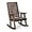 Rustic, variant on VINGLI Wooden Rocking Chair with High Backrest, Solid Fir Wood, Heavy Duty 600 LBS Patio Rockers for Indoor and Outdoor, Garden, Yard, Patio
