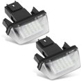 thumbnail image 1 of 2 uds lámpara de luz de matrícula de coche izquierda y derecha 18 LED para C3 2002-2009 / BERLINGO / 306 307 406 5008, 1 of 1
