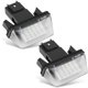 thumbnail image 1 of 2 uds lámpara de luz de matrícula de coche izquierda y derecha 18 LED para C3 2002-2009 / BERLINGO / 306 307 406 5008, 1 of 1