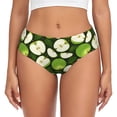 thumbnail image 1 of Fotbe Green Fruit Calzones Estampados para Mujer – Ropa Interior de Algodón, Cómoda, Suave y Elástica-X-Large, 1 of 6