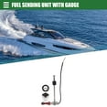 thumbnail image 2 of 1 Set Universal Fuel Sending Unit and Gauge Kit Boat Fuel Level Sending Unit 10'' (250mm) for Boat Car, 2 of 6