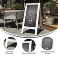 thumbnail image 4 of Emma + Oliver Magnetic Two-Sided A-Frame Folding Chalkboard, 4 of 11