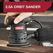 Hyper Tough 2.5 Amp Corded 5 inch Orbital Sander with Dust Bag, Vacuum Hose Adapter & 3 Sanding Sheets, New Condition