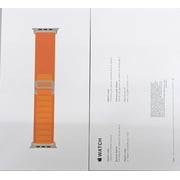 Original Apple Product Watch Band Alpine Loop (49mm) Orange - Medium (Fits 145mm - 190mm)