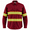 Maroon, variant on Premium High Visibility Hi Vis Reflective Safety Work Shirts - Full Sleeve (Medium, Light Grey)
