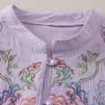 thumbnail image 7 of Womens Athletic Tops Women's T-Shirts Casual Embroidered Top for Everyday Comfort and Seasonal Style Purple 3XL, 7 of 7