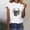 12White, variant on ‌‌Women's Dia De Los Muertos T-Shirt - Sugar Skull & Skeleton Graphic Short Sleeve Tee for Day of The Dead (Sizes S - 2XL)