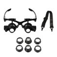 thumbnail image 1 of Dosaele Magnifier Glasses- Magnifying Glass with LED Light Hands Free nterchangeable Lens Headband for Miniature Engraving, 1 of 6