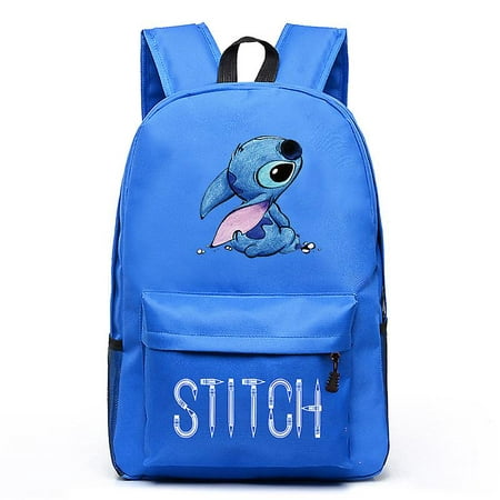 Stitch Backpack Black Starry Sky Large Capacity Student Schoolbag Tide ...