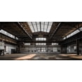 thumbnail image 4 of Industrial Piggy Bank, Inside a Hangar Old Architecture Construction Urban Life Timeworn Windows, Ceramic Coin Bank Money Box for Cash Saving, 3.6" X 3.2", Brown White Grey, by Ambesonne, 4 of 4
