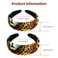 thumbnail image 3 of 2 Pack Leopard Spa Headband - Make up headband - spa headband for washing face - Bubble headband - Makeup headband, 3 of 6