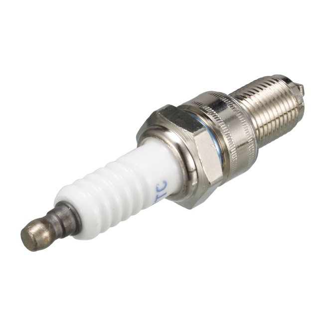 Unique Bargains F6TC Engine Generator Iridium Spark Plug 139 140 GX35 Chainsaw Silver Tone