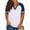 White, variant on Sakmal V-Neck Shirts Women's Oversized Fashion Short Sleeve shirts T-Shirts Summer Tops for Women