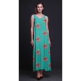 thumbnail image 2 of Bimba Robe Longue Décontractée pour Femmes en Rayonne à Fleurs à Bretelles Spaghetti Maxi d'Été - Petit, 2 of 5