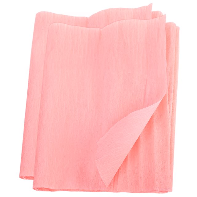 Crepé Papel para Flores Unique Bargains Fabricación rosa suave