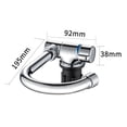 thumbnail image 4 of Foldable Kitchen Faucet 360 Dgree Rotation Sink Water Tap Single Handle Cold & Hot Water Mixer Copper Faucet for RV Boat,1 x Water Faucet,Silver, 4 of 5