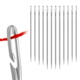 thumbnail image 4 of 12 Uds. Agujas ciegas con orificio lateral para costura DIY (cola plateada) JShteea Libre de BPA, 4 of 9