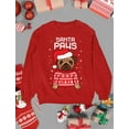 thumbnail image 6 of Tstars Men’s Santa Paws Pug Dog Christmas Sweatshirt – Funny Holiday Gift for Dog Lovers, 6 of 6