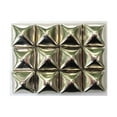 thumbnail image 2 of Nailheads Spots Studs 2 Prong 1/2" Square; Bright Nickel Finish 100 Pcs, 2 of 3