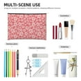 thumbnail image 4 of Cauagu Red Hibiscus Flower for Tyvek Makeup Bag,Reusable Travel Cosmetic Bag Women Organizer Toiletry Bag Birthday,Gifts for Women Girlfriend Mom Teacher 6.5’’*8.9’’, 4 of 7