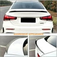 thumbnail image 3 of Rear Trunk Spoiler fits for Mercedes Benz A Class W177 V177 A35 AMG Sedan 2019-2022 A160 A180 A200 A220 A250 ABS Car Rear Boot Lid Highkick Spoiler, 3 of 6