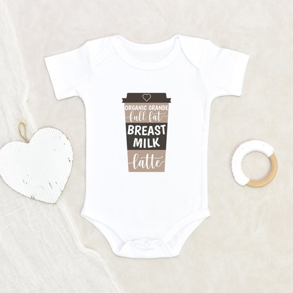 Coffee Baby Clothes - Breastfed Baby Clothes - Breast Milk Latte Baby Clothes - Cute Latte Clothes